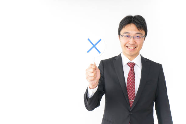 istock Businessman giving no sign 919465806