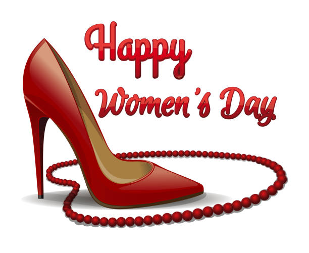 ilustrações de stock, clip art, desenhos animados e ícones de happy womens day. 8 march card - quean