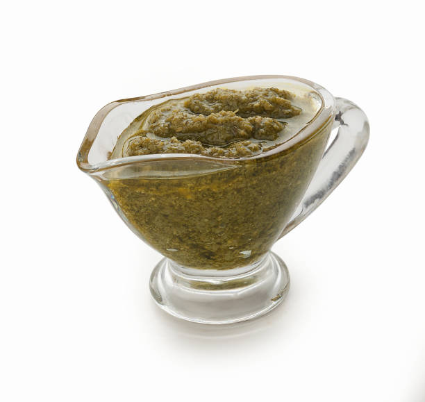 istock Pesto sauce in the gravy boat 919478594