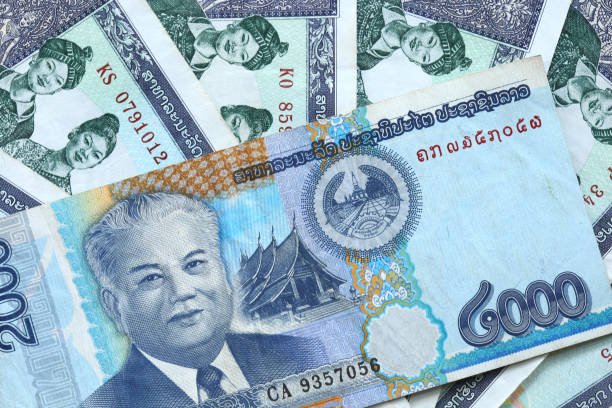 istock Laos money kip banknotes 919494442