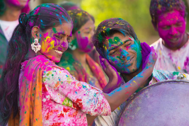 istock Holi festival in India 919515396
