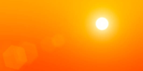 солнце в небе - golden sunset стоковые фото и изображения