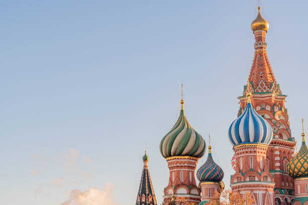 istock St Basils cathedral on Red Square in Moscow on sunset 919520744