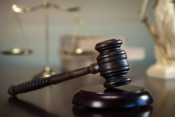 istock Law and Justice concept. Old Library 919524282