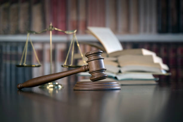 istock Law and Justice concept. Old Library 919524322