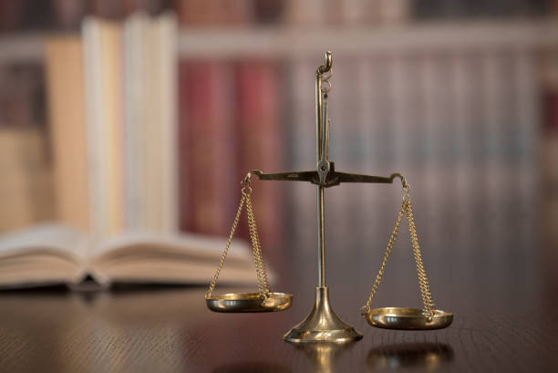 istock Law and Justice concept. Old Library 919524638