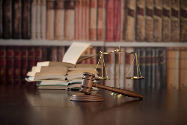 istock Law and Justice concept. Old Library 919524784