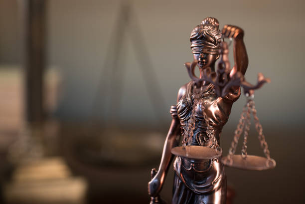 istock Law and Justice concept. Old Library 919525014