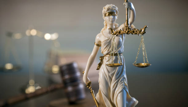istock Law and Justice concept. Old Library 919525056