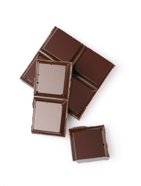 istock Close-up pieces of dark chocolate bar 919525130