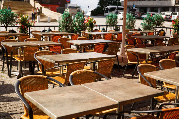 istock Outdoor cafe in Oslo city 919528242