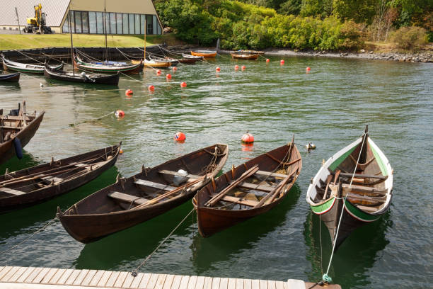 istock Boats in small harbor in Oslo 919530376