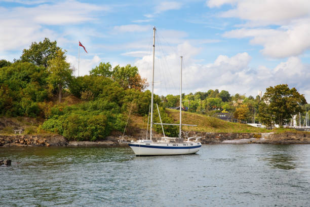 istock Boat in small harbor in Oslo 919530410