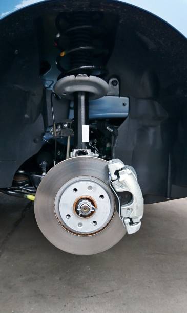 istock Close-up of a car disc brake 919533656