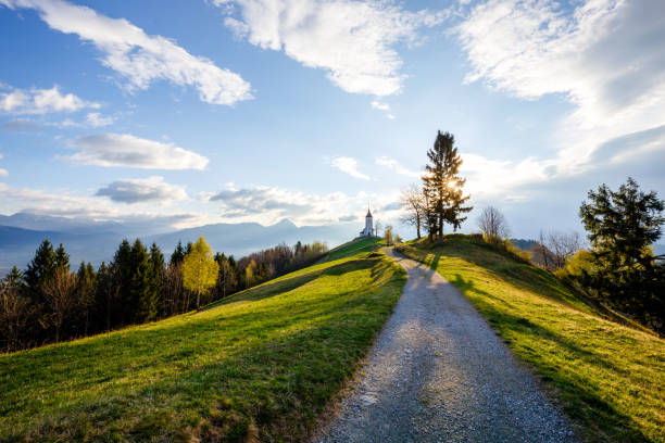 istock Saint Primoz church, Jamnik, Slovenia 919551784
