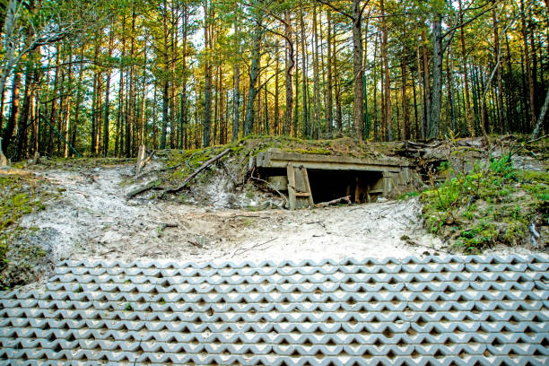 Bunker of ww2 in Poland