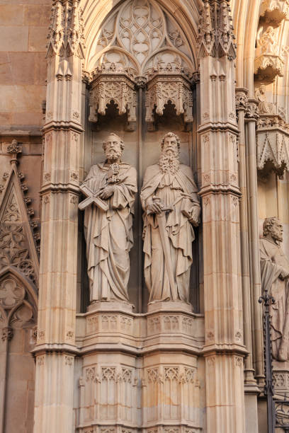 istock Two Saints on a Spanish Church 919616768