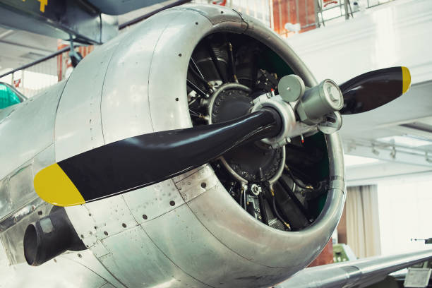 istock The propeller of the plane 919645378