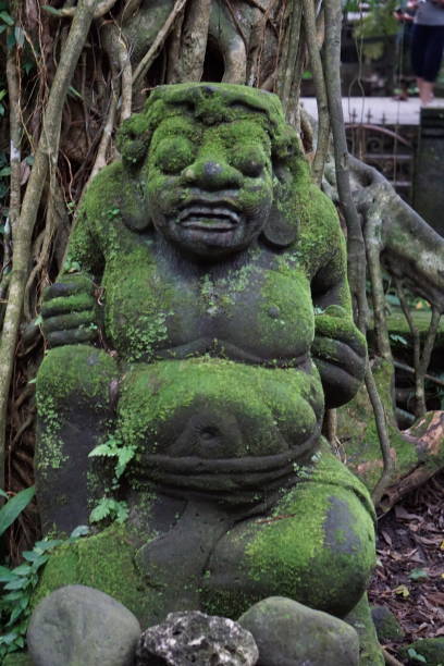 istock Mossy statue in Bali Indonesia in the jungle 919723848