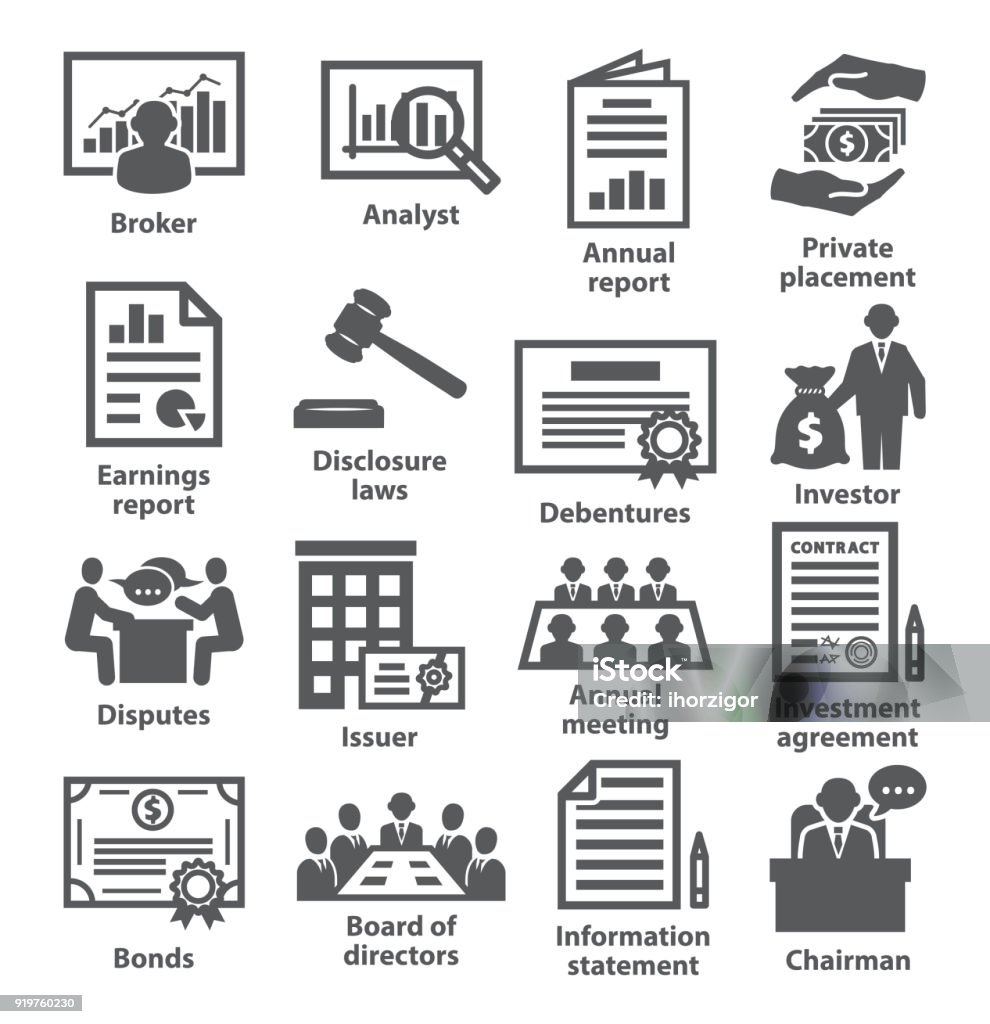 Business management icons Pack 37 Business management icons Pack 37 on white Bank Statement stock vector