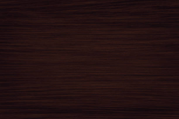 Horizontaly textured dark wood stock photo