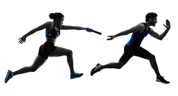 istock athletics relay runners sprinters running runners isolated silho 919793244