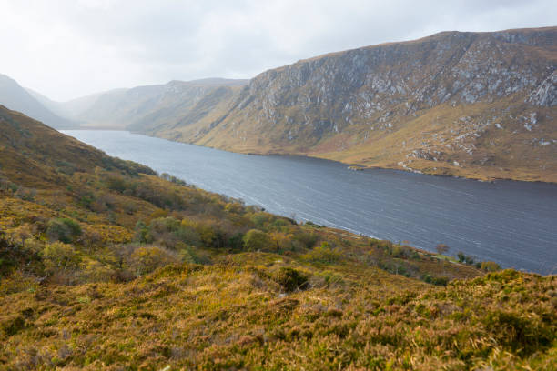 Lough Beagh (Irish: Loch Ghleann Bheatha), also known as Lough Veagh, is a freshwater lake in the northwest of Ireland. It is located in north County Donegal. lies in the narrow Glenveagh valley surrounded by the Derryveagh and Glendowan Mountains.
