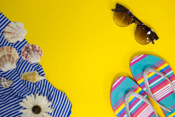 istock Travel concept yellow background 919814568