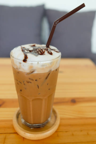 istock Iced coffee in glass, Close up. 919818588
