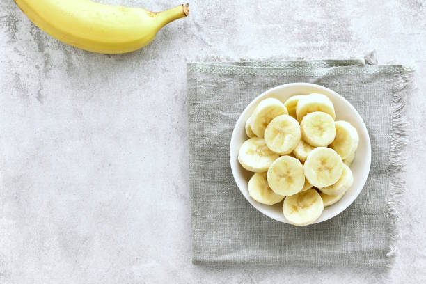 istock Banana slices in bowl 919819110