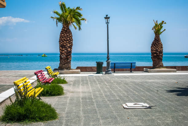 istock City square in Paralia, Greece, overlooking the sea 919825564