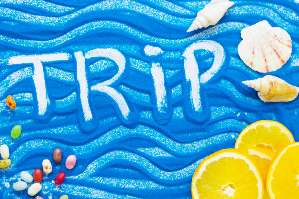 istock Inscription on a colorful sand 919845546