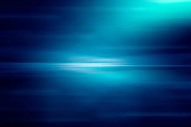 Photo of Blue motion blur abstract background