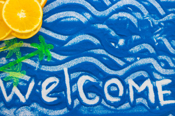 istock Inscription on a colorful sand 919864194