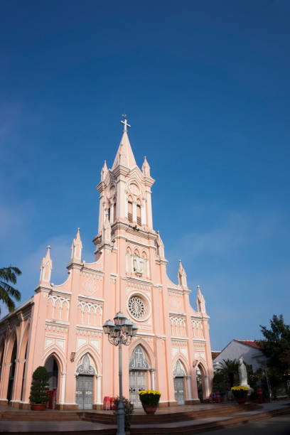 pink catholic church