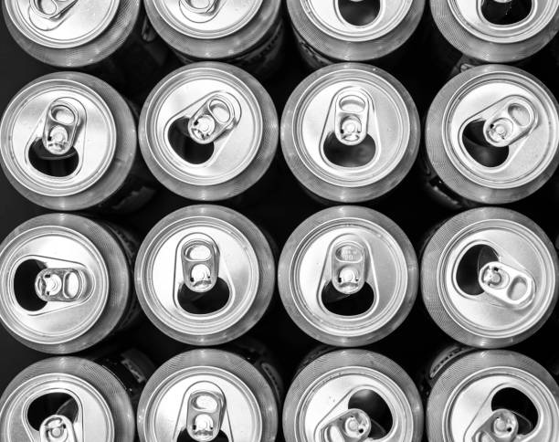 istock Full Frame Shot Of Drink Cans 919919590