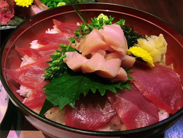 istock Rice tuna , japanese food , fresh fish 919930972