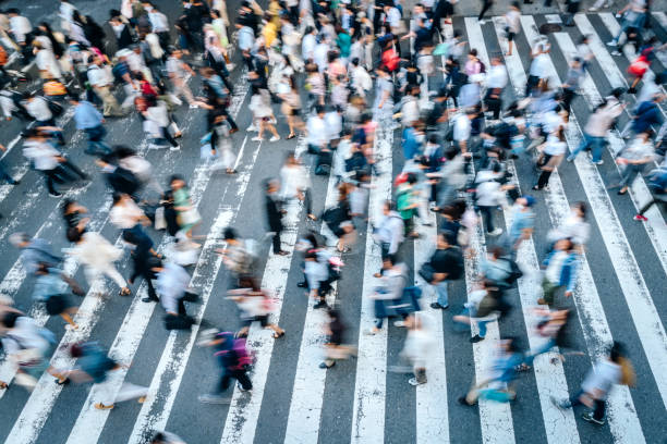 istock busy zebra crossing in Osaka, Japan 919939892