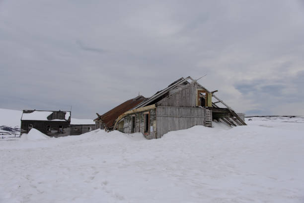istock Old whaling station on Deception island 919960666