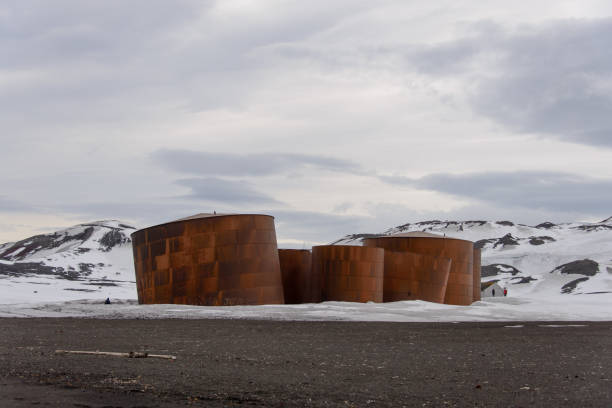 istock Old whaling station on Deception island 919960748