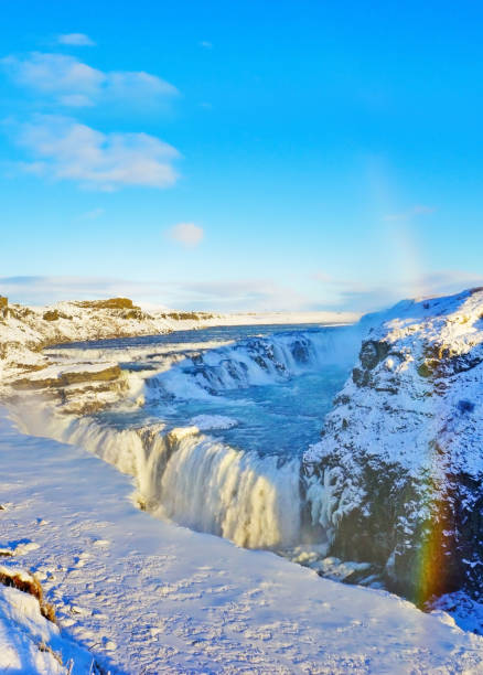 istock Gullfoss waterfall in winter in southwest Iceland. 919972640