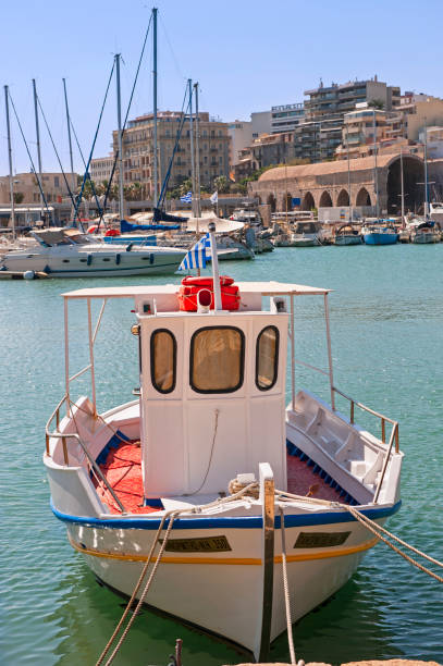 Heraklion is the biggest city on the Crete island, Greece