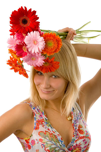 istock woman with flowers 91997909