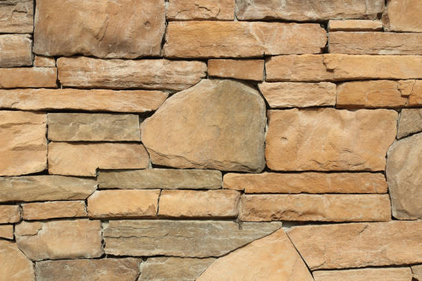 istock part of a stone wall, for background or texture. 919992140