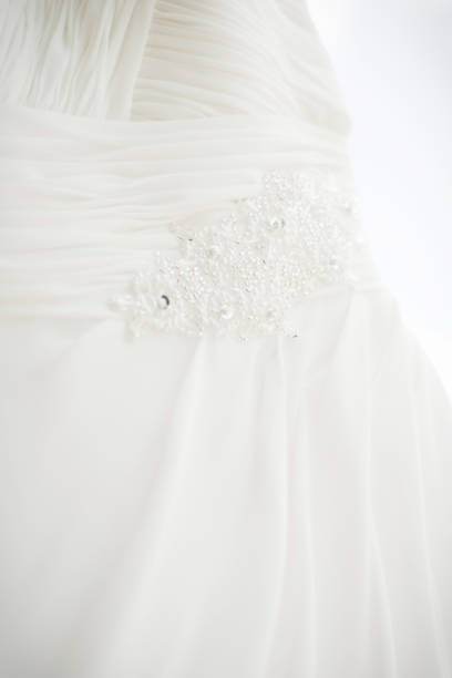 istock Wedding dress close-up 919992582