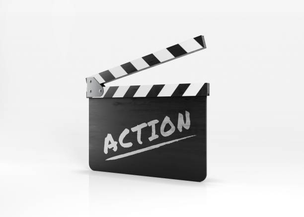istock Film Slate Isolated On White Background 919993048