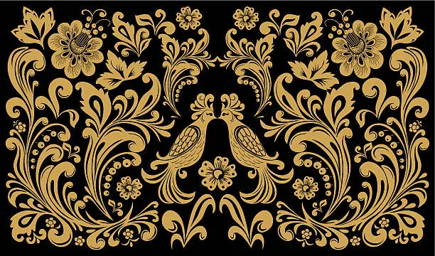 Vector illustration of ornate1