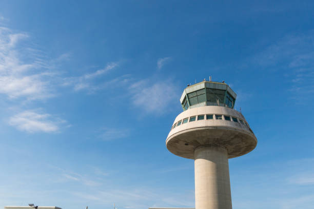 istock Control tower in Barcelona Airport, Catalonia, Spain. 920000528