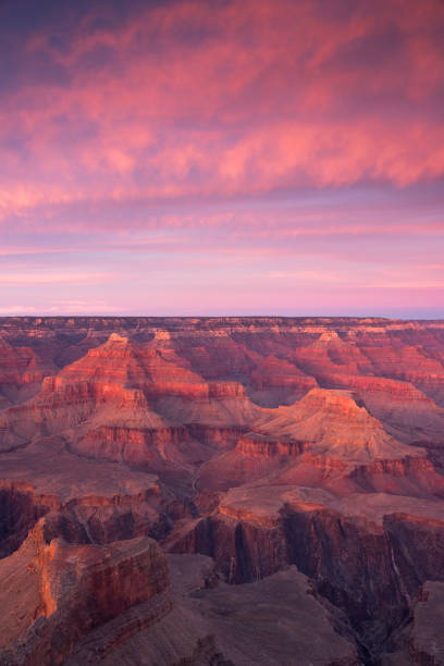 Grand Canyon National Park is a world famous destination located in northern Arizona. stock photo
