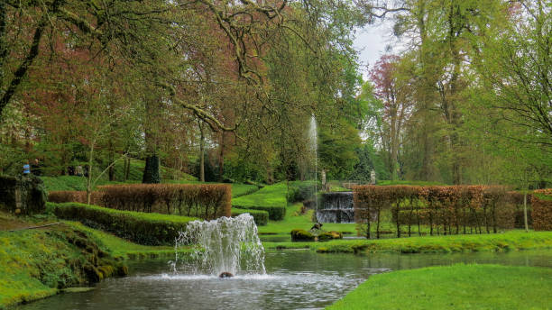 istock Water garden fountains 920010932